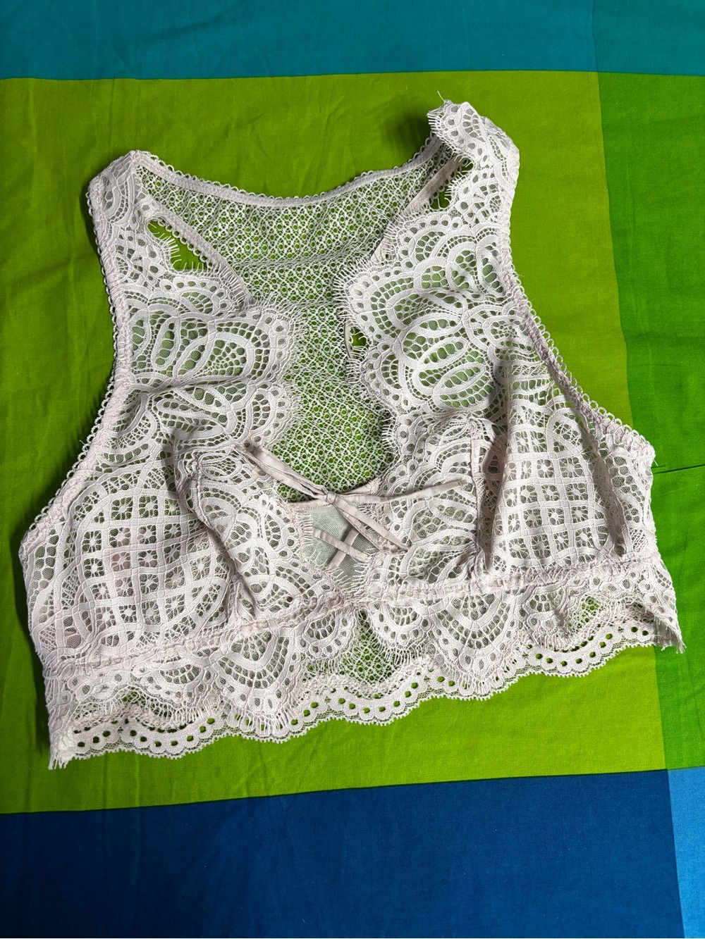 Victoria's Secret Lace Bralette in Light Pink